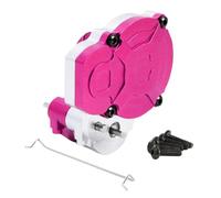 RC Orugas Maquetas Para FMS Para FCX24 Power Wagon Para FCX18 Para LC80 K5 Para Blazer 1/24 Caja Cambios Transmisión Metal Con Soporte Pieza Trepador Control Remoto(Pink)