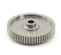 RC Orugas Maquetas Para Tamiya Para TT01 Engranaje Recto Acero Set 55T 58T 61T 51004 53665 Engranaje Transmisión Metal RC Piezas Mejora Accesorios(61T)