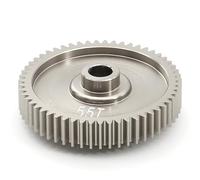 RC Orugas Maquetas Para Tamiya Para TT01 Engranaje Recto Acero Set 55T 58T 61T 51004 53665 Engranaje Transmisión Metal RC Piezas Mejora Accesorios(55T)