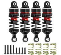 RC Orugas Maquetas Para Traxxas Para VXL Para Mini Para Slash BL-2S 4x4 Para Rally RS200 1/16 Kit De Amortiguador Delantero Y Trasero Piezas De Control Remoto(Red)