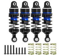 RC Orugas Maquetas Para Traxxas Para VXL Para Mini Para Slash BL-2S 4x4 Para Rally RS200 1/16 Kit De Amortiguador Delantero Y Trasero Piezas De Control Remoto(Blue)