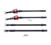 RC Piezas Coche Compatible con 1/10 para Axial para SCX10 RC Crawler Piezas De Mejora Hop-Up Eje Trasero Delantero Acero Duro CVD Transmisión Hueso Perro 4 Uds