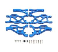 RC Piezas Coche Compatible con ARRMA 1/7 para Infracción para Limitless 6S para Typhon 1/8 RC Piezas De Actualización Coche 6 Juego Brazos Suspensión Delantero Trasero Metal
