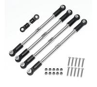 RC Piezas Coche Compatible con Arrma Karton para Outcast Big para Rock 1/8 1/7 RC Coche Piezas Upgrade Acero Enlaces Inclinación Enlaces Convergencia Conjunto Enlace