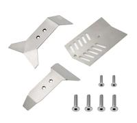 RC Piezas Coche Compatible con Arrma Nero 6S Big para Rock AR106017 1/8 RC Coche Piezas Upgrade Placa Protección Chasis Acero Inoxidable