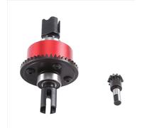 RC Piezas Coche Compatible con Arrma para Felony para Limitless para Mojave para Typhon para Kraton para Outcast 1/7 1/8 RC Car Parts Main Diff Gear 43T AA02(Red)