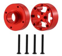 RC Piezas Coche Compatible con ARRMA para Granite para GROM 1/18 RC Car Monster Truck Parts Aleación De Aluminio para Cubierta Diferencial Delantera Trasera Universal(Red)