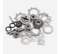 RC Piezas Coche Compatible con Arrma para Kraton EXB V5 para Kraton V6 para EXB Big 1/8 1/7 RC Coche Piezas Upgrade Engranaje Salida Diferencial Delantero Trasero Metal