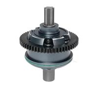 RC Piezas Coche Compatible con Arrma para Kraton para Outcast 4S V2 para BLX 1/10 1/8 RC Coche Piezas Upgrade Diferencial Central Metal 57T ARA311165(Gray)