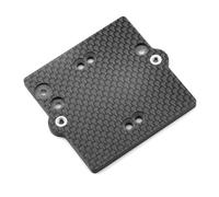 RC Piezas Coche Compatible con Arrma para Kraton para Outcast para Mojave 1/10 1/8 RC Piezas De Coche 4mm Patrón Fibra Carbono Bandeja Placa Receptor Montaje Spektrum