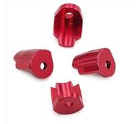 RC Piezas Coche Compatible con Arrma para Mojave para Typhon para Granito para GROM 1/14 1/18 RC Piezas de actualización de Coche Kit de Tapa de Amortiguador de aleación de Aluminio(Red)