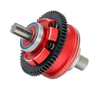 RC Piezas Coche Compatible con Arrma para Mojave para Typhon para Kraton 3S 4S 1/8 1/10 RC Coche Piezas Upgrade 57T 0.8Mod Conjuntos Engranaje Diferencial Central(Red)