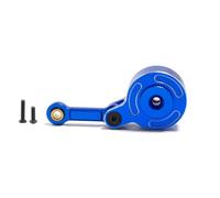 RC Piezas Coche Compatible con ARRMA para Rock para Granito para Kraton para Outcast 3S 4S 1/10 1/8 RC Piezas De Coche Servo Protector Metal Enlace Fijo 23T 25T(Blue)