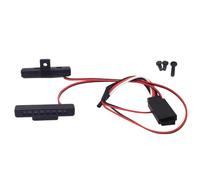 RC Piezas Coche Compatible con ARRMA para Typhon para GROM Mega 380 Cepillado 4X4 1/18 RC Piezas De Mejora 5V Sistema Iluminación Luz Trasera Foco Delantero