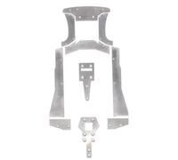 RC Piezas Coche Compatible con ARRMA por Delito Grave por Infracción Ilimitada 1/7 RC Piezas De Mejora De Coche Protector De Parachoques Delantero De Acero Placa Antideslizante