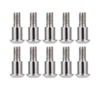 RC Piezas Coche Compatible con Axial para SCX10 AR44 AR45 para Vanquish VS4 10 F9 1/10 Piezas De Trepador De Control Remoto Tornillos De Hombro con Cabeza De Botón Hexagonal Incisión Kingpin(Silver)