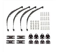 RC Piezas Coche Compatible con Axial para SCX10 F350 D90 TF2 para Tamiya 1/10 RC Piezas De Actualización De Coche 4 Piezas Duras para Hoja para Suspensión De Resorte Barra De Acero Inoxidable