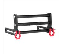 RC Piezas Coche Compatible con Axial para SCX10 para Traxxas para TRX4 1/10 RC Piezas De Mejora De Coche Parachoques Delantero De Metal con Gancho De Remolque
