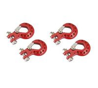 RC Piezas Coche Compatible con Axial para SCX10 para Traxxas para TRX4 D90 1/10 RC Piezas De Mejora De Coche 4 Uds Gancho De Remolque De Metal Decoración De Gancho De Cabrestante