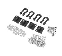 RC Piezas Coche Compatible con Axial para SCX10 para Traxxas para TRX4 para Tamiya D110 1/10 RC Coche Piezas Upgrade 4uds Hebillas Y Ganchos De Remolque para Enganche