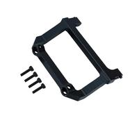 RC Piezas Coche Compatible con Axial para SCX24 C10 AXI00001 AXI200002 1/24 RC Cars Piezas Mejoradas Accesorios Soporte De Parachoques Delantero Metal(Black)