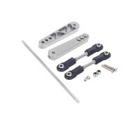 RC Piezas Coche Compatible con Axial para Wraith RR10 90048 90053 1/10 Coche Trepador De Control Remoto Piezas Mejora Barra Estabilizadora Trasera Metal Kit Varilla Antiinclinación DIY(Silver)