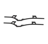 RC Piezas Coche Compatible con Capra para SCX10 III para TRX4 1/10 Piezas Upgrade Crawler RC 2pcs Rieles Patrón Fibra De Carbono Marco Eje Portal Comp Builds