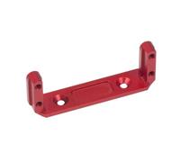 RC Piezas Coche Compatible con Capra para Vanquish F9 para SCX10 III 1/10 RC Piezas De Coche CNC Soporte Servo Aluminio para 1.9UTB Portal Axle SOA 4WD(Red)