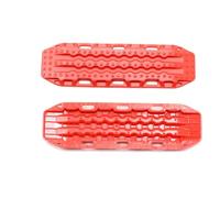 RC Piezas Coche Compatible con Coches RC A Escala 1/18 1/24, Piezas De Mejora, Modificación Repuesto, 2 Uds. para Mini Rampas Recuperación Todoterreno, Pistas para Arena 58x20mm(Red)