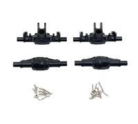 RC Piezas Coche Compatible con FMS 124 FCX24M para Camel Trophy D90 D110 para Discovery of The Fi 1/12 RC Coche Piezas Upgrade Carcasas Ejes Delantero Y Trasero Metal(Black)