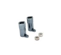 RC Piezas Coche Compatible con FMS FCX24M para Camel Cup D90 para Defender First para Range para Rover 1/24 RC Piezas De Mejora Coche Parte Trasera Metal(Silver)