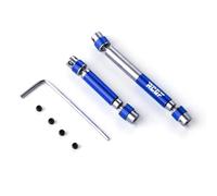 RC Piezas Coche Compatible con HOBBYPLUS CR18P para Rock Van 1/18 Escala Piezas De Actualización para Coche Radiocontrol Acero Eje De Transmisión Central 2Piezas(Blue)