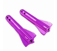 RC Piezas Coche Compatible con HSP para Redcat para Himoto para Carreras 1/10 RC Piezas De Actualización Coche Placa Batería Metal Postes Soporte 03009(Red)