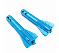 RC Piezas Coche Compatible con HSP para Redcat para Himoto para Carreras 1/10 RC Piezas De Actualización Coche Placa Batería Metal Postes Soporte 03009(Blue)