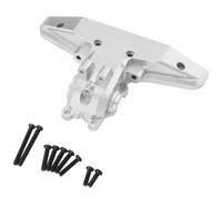 RC Piezas Coche Compatible con JJRC SCY16101 16102 16103 16201 C8805 Q130A 1/16 RC Coche Piezas Upgrade Carcasa Caja Cambios Trasera Metal Alojamiento Diferencial(Silver)