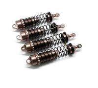 RC Piezas Coche Compatible con Kraton para Outcast para Typhon 1/8 RC Cars Upgrade Parts Replacement MetalAmortiguador Delantero Y Trasero(Black)