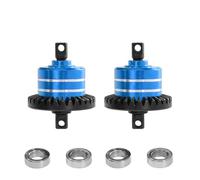 RC Piezas Coche Compatible con MJX para Hyper GO 14211 14210 H14BM 1/14 RC Piezas De Mejora De Coche Accesorios Engranajes Diferenciales De Acero(Blue)