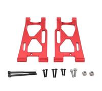 RC Piezas Coche Compatible con MJX para Hyper Go 7303 P73250 1/7 RC Coche Piezas Upgrade 2 Uds Brazo Inferior Suspensión Trasera Aleación Aluminio 6061(Red)