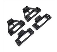 RC Piezas Coche Compatible con MJX para Hyper Go H12Y 1/12 RC, Piezas De Actualización Coche, Accesorios, 2 Juegos, Kit Montaje Torre Choque Delantero Y Trasero(Black)