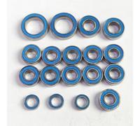 RC Piezas Coche Compatible con Piezas De Actualización Coche para Tamiya CC01 Serie RC, Accesorios Repuesto, Kit Rodamiento Bolas Sellado Metal 18 Uds