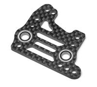RC Piezas Coche Compatible con Piezas De Coche para Kyosho MP11 RC, Patrón De Fibra De Carbono, Cubierta De Diferencial Central, Placa De Caja De Cambios con Rodamiento IF729 TO-267-MP11