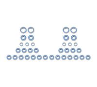 RC Piezas Coche Compatible con Tamiya 1/10, Piezas De Actualización Coche Control Remoto, Accesorios Repuesto, Kit Rodamiento Bolas Sellado 36 Uds