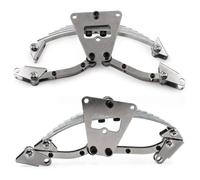 RC Piezas Coche Compatible con Tamiya 1/14, Tractor, Remolque, Piezas De Mejora Coche RC, Acero para Hoja, Resorte Y Terminales, Kit Elevación Suspensión