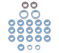 RC Piezas Coche Compatible con Tamiya CC02 1/10 RC Piezas De Actualización De Coche Accesorios De Repuesto 22 Uds Kit De Rodamiento De Bolas Sellado De Acero