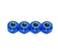 RC Piezas Coche Compatible con Tamiya DT03 1/10 RC, Piezas De Mejora Coche, Accesorios Repuesto, Rodamiento Aluminio, Junta Hexagonal, Rueda Delantera DT3010F(Blue)