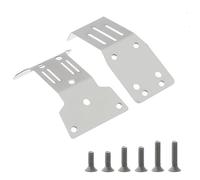 RC Piezas Coche Compatible con Tamiya DT04 58741 1/10 RC, Piezas Mejoradas De Precisión para Corte, Protector De Bajos De Acero Inoxidable