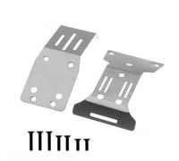 RC Piezas Coche Compatible con Tamiya DT04 Fighter NXGEN 58741 1/10 RC, Actualización De Coche, Piezas Aleación Aluminio, Placas Protectoras Delanteras Y Traseras Inferiores, Protección