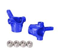 RC Piezas Coche Compatible con Tamiya para Hotshot II The Bigwig 1/10 RC Coche Piezas Upgrade Rótulas De Dirección Delantera De Aluminio para Racing(Blue)