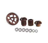 RC Piezas Coche Compatible con Tamiya para Hotshot II The Bigwig 2017 1/10 RC Truck Piezas De Mejora Juego De Engranajes De Transmisión Frontal De Aluminio