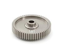 RC Piezas Coche Compatible con Tamiya para TT-01 1/10 RC, Piezas De Mejora Coche, Accesorios 55T 58T 61T, Engranaje Recto Alta Velocidad 51004 53665(58t)